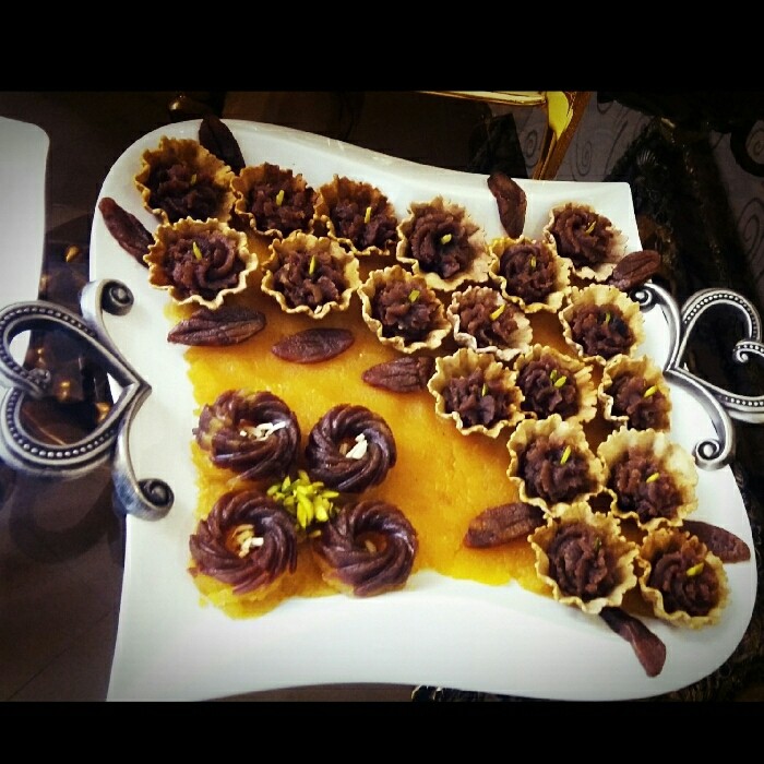 عکس حلوا سه آرد