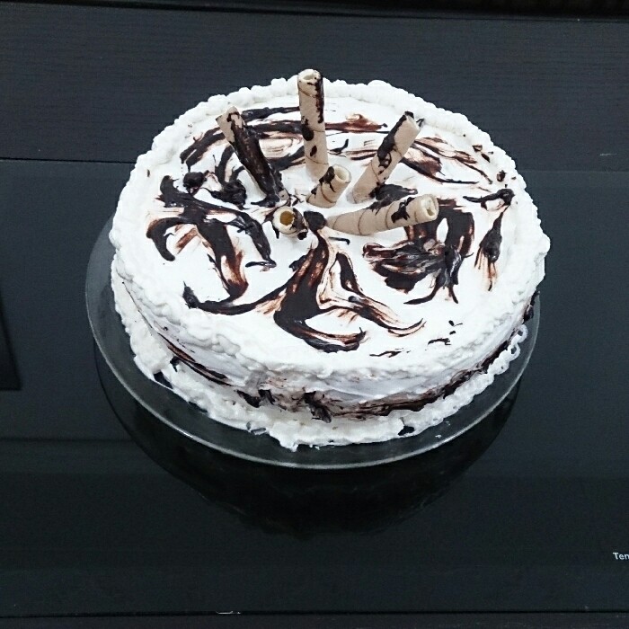 کیک خودم پز برای تولد بابا جوووونیییییم❤❤❤