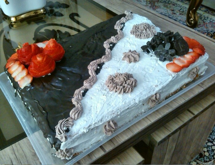 کیک تولد پدرم
