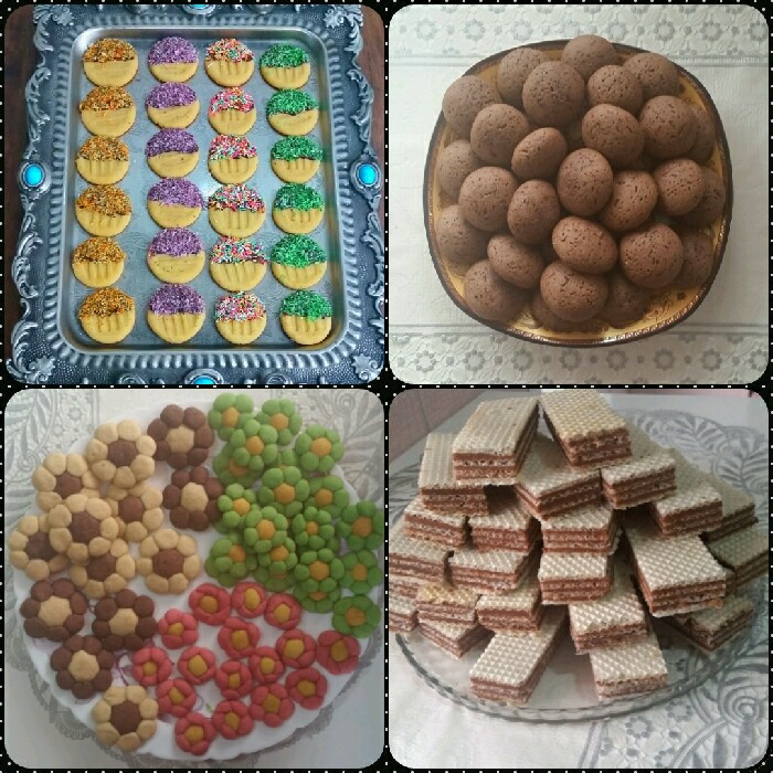 عکس شیرینیهای عیدم