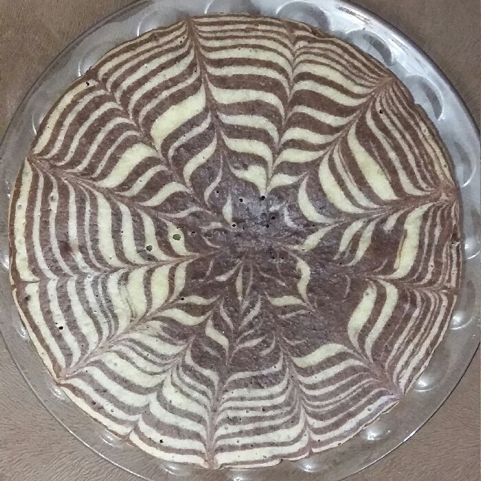 عکس کیک زبرا