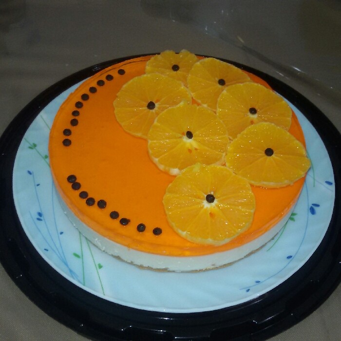 عکس چیزکیک پرتقالی