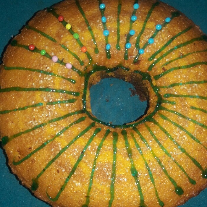 کیک اسفنجی 
