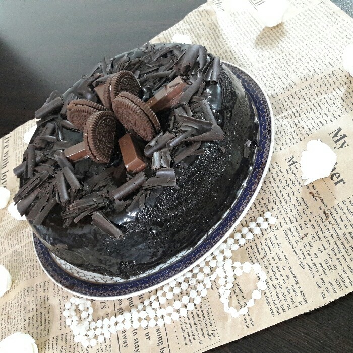 عکس کیک براوونی( کیک خیس شکلاتی)