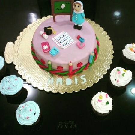 عکس کیک فوندانت/ جشن اسم دختر خواهرم 