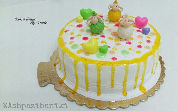 عکس کیک تولد دخترم نیکی عزیز