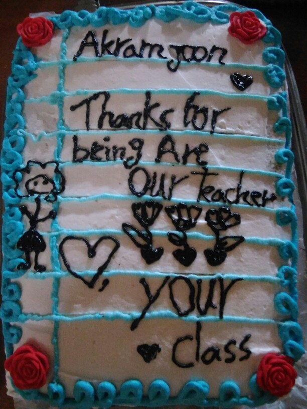 عکس کیک روز معلم
