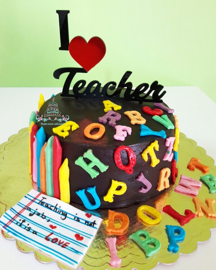 عکس کیک روز معلم 