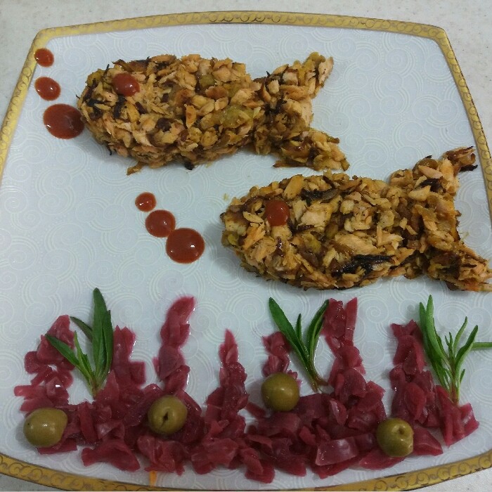 خوراک ماهی سالمون