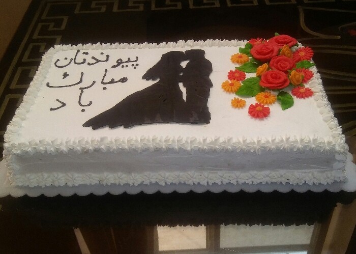 عکس کیک برای سالگرد ازدواج