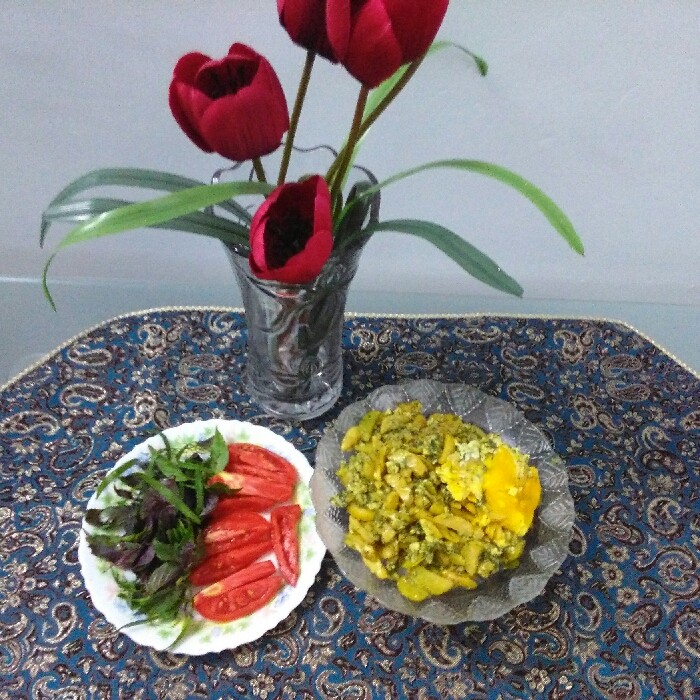 عکس خوراک شویدباقالی 
