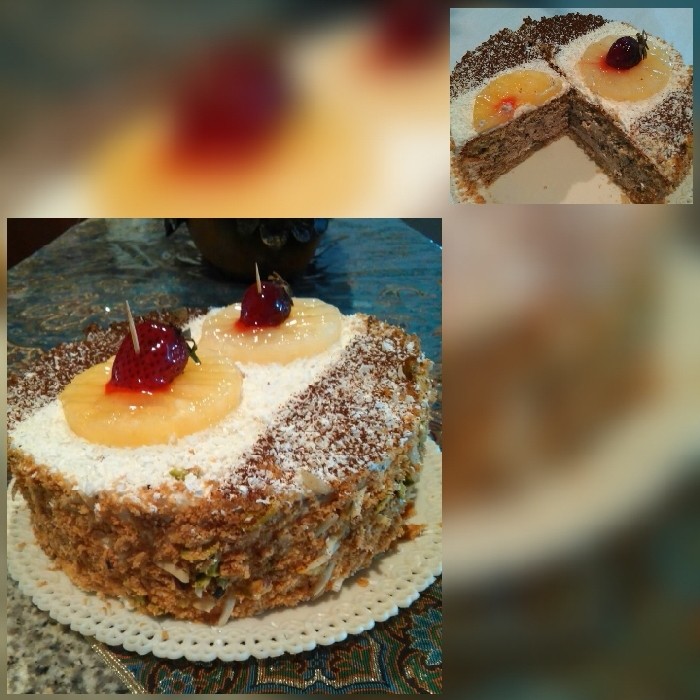 عکس کیک آناناس