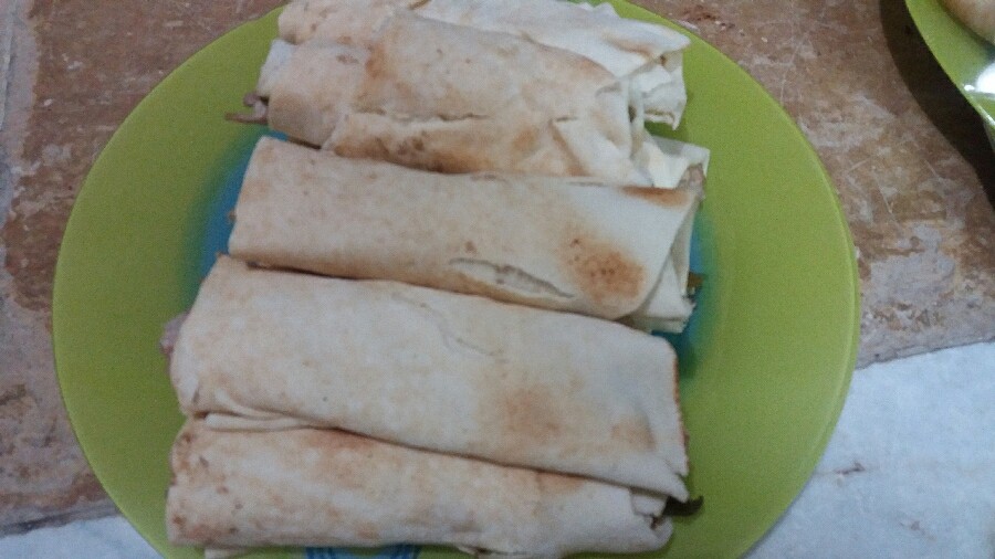 عکس شاورما دودی