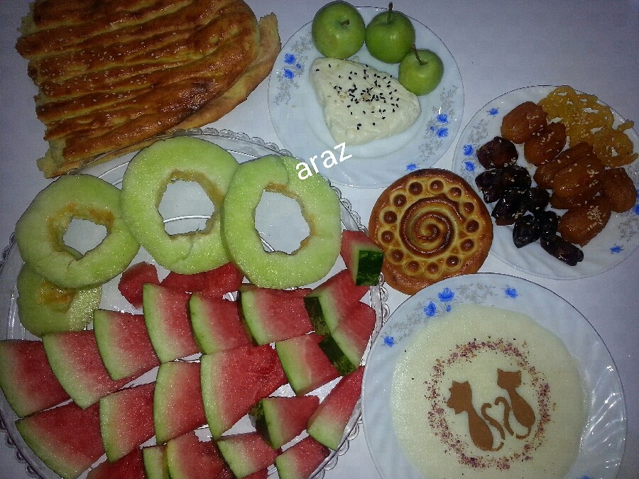 فرنی آرد برنج (پایان 6 ماهگی)