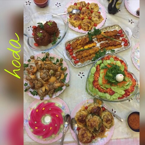 عکس سفره پذیرایی