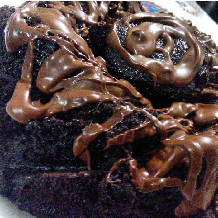 عکس کیک شکلاتی دوبل!