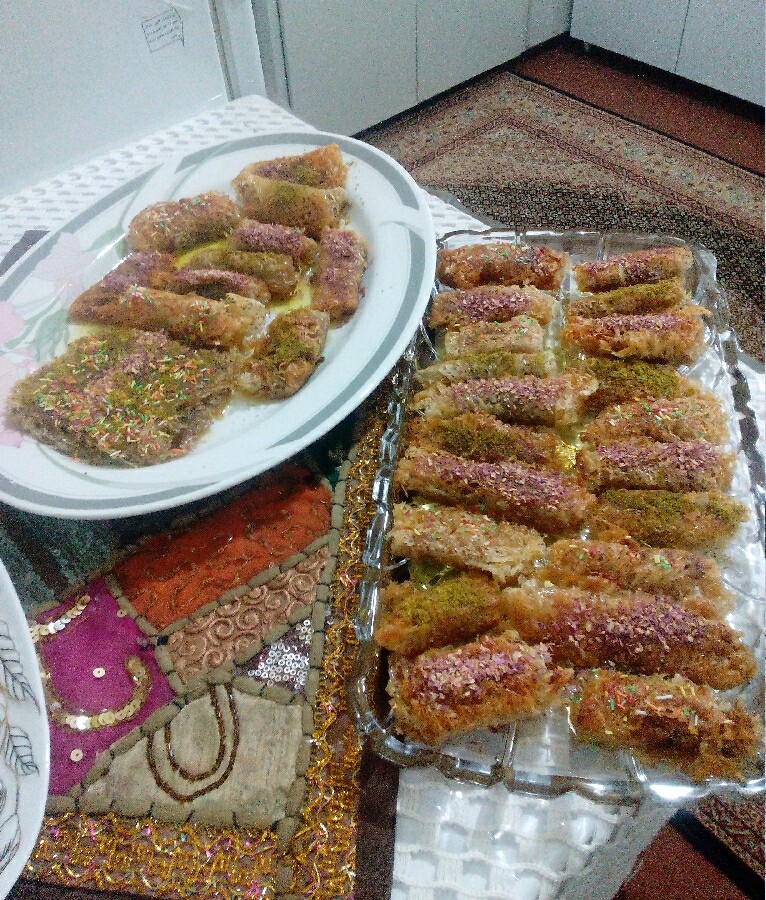 عکس شیرینی رشته ختایی