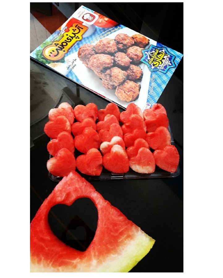 عکس هندوانه قلبی