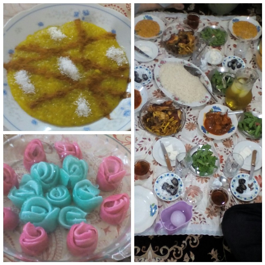 عکس با قبولی طاعات و عبادات همگی
 اینم افطاری عالی خونه مامان