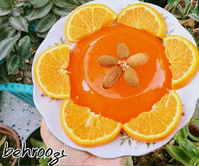 عکس دسر پرتقال 
