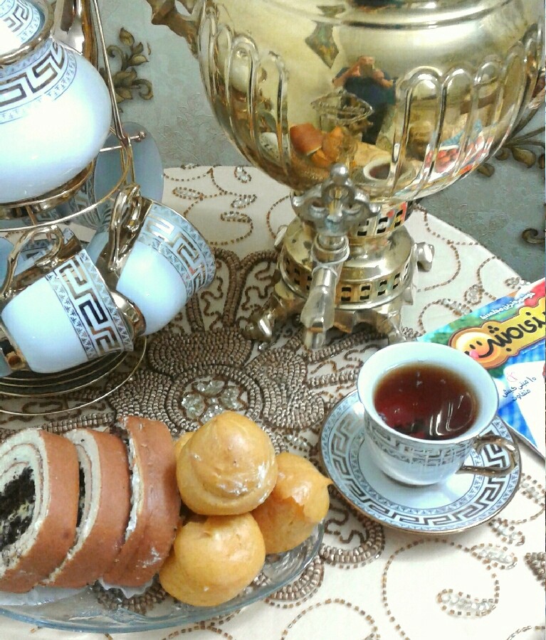 عکس شیرینی نارنجک و رولت شب عید