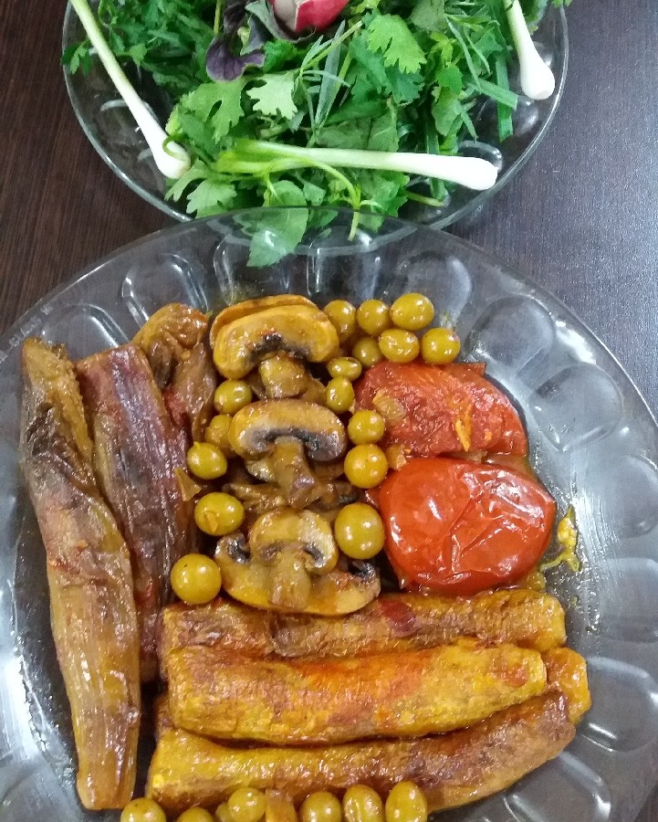 عکس خورشت کدو بادمجون