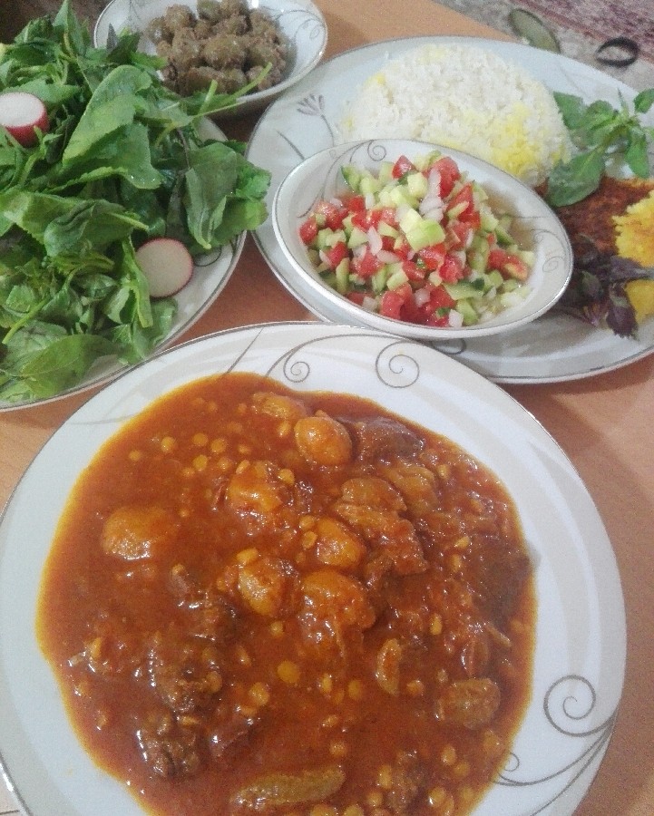 عکس خورشت الو مسما 