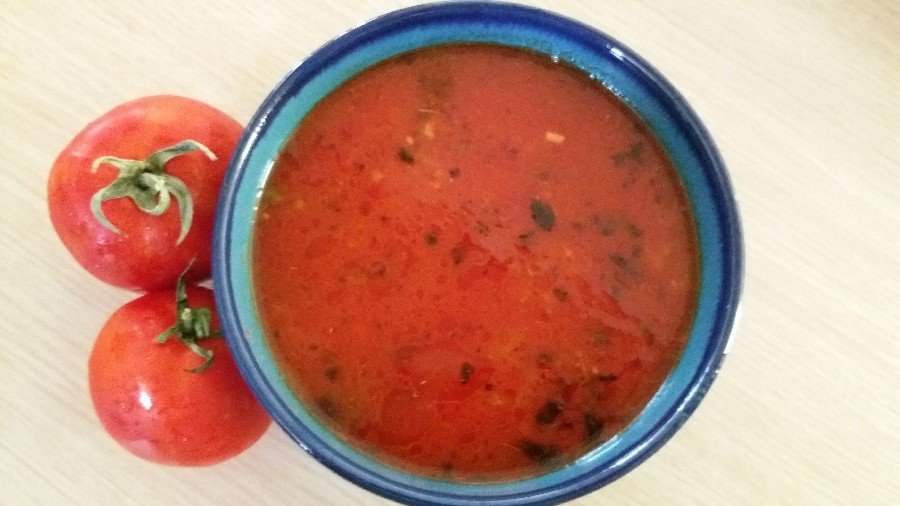 عکس سوپ گوجه فرنگی