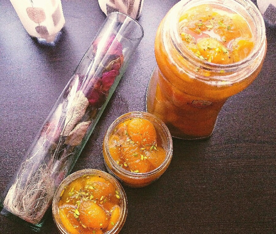 عکس مربای زردالو