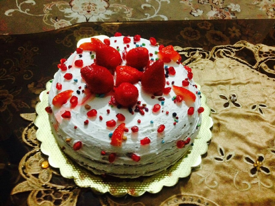عکس کیک تولد دوستم ...