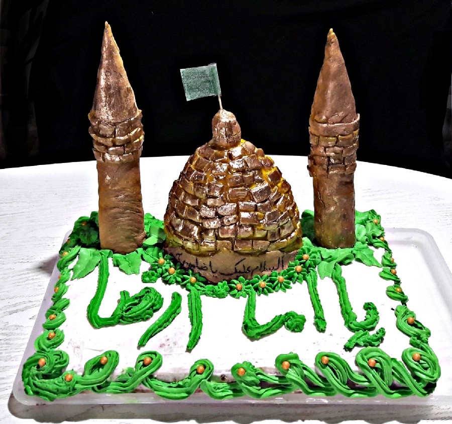 عکس کیک برای تولدامام رئوف امام رضاع
