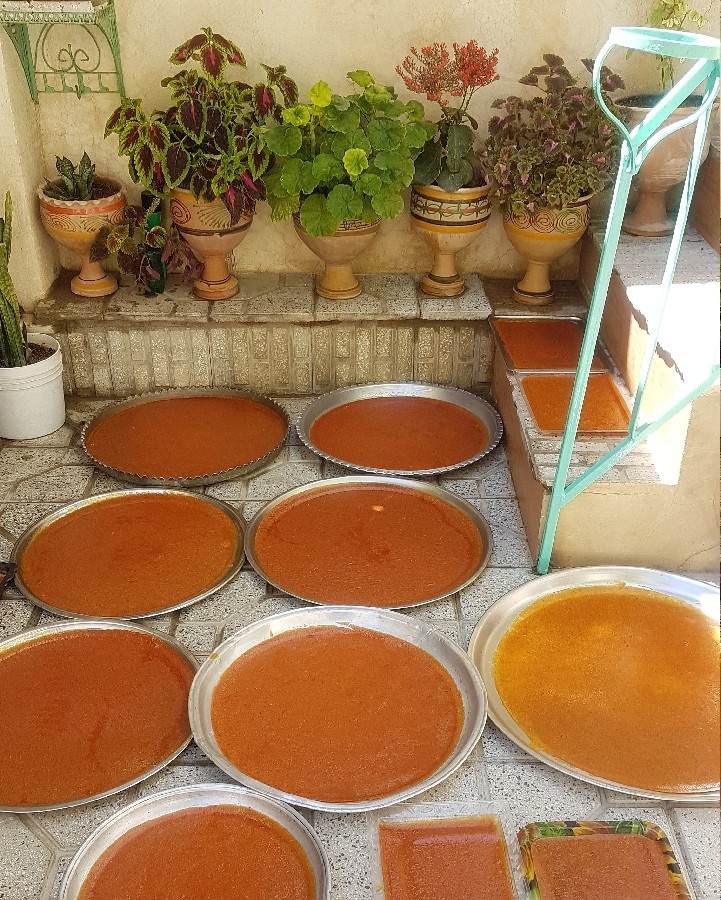 عکس لواشک مخلوط آلوزرد و هلو