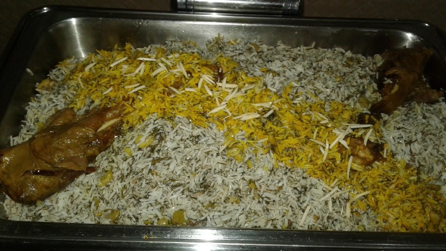 عکس باقالی پلو با گوشت