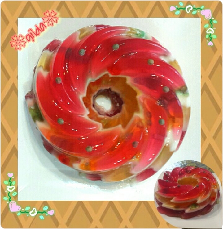 عکس ژله دو سه رنگی:)