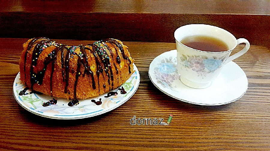 عکس کیک وانیل