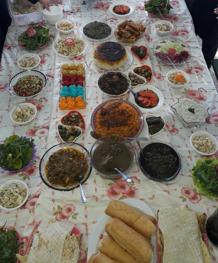 عکس میز غذا