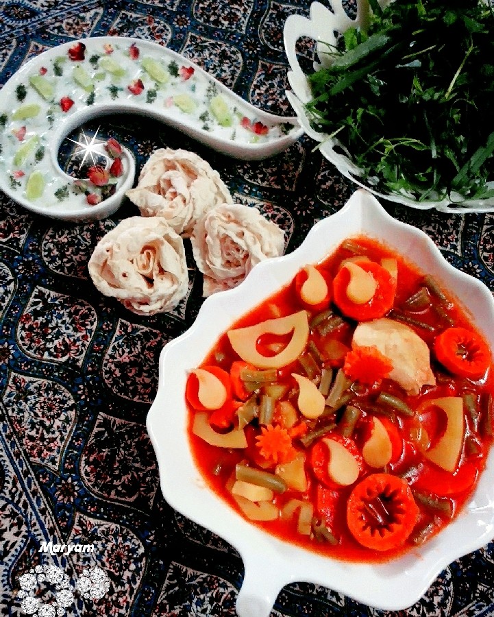 عکس خوراک راگو
