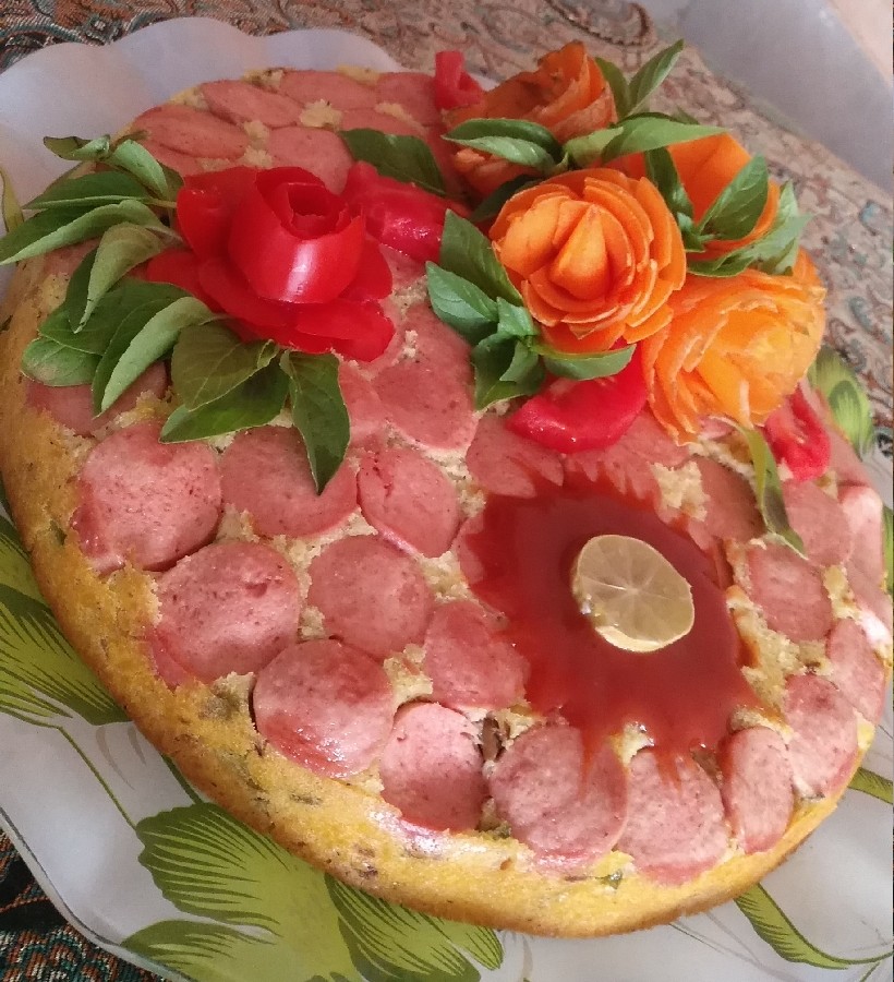 کیک سوسیس