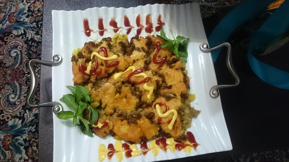عکس گراتن سیب زمینی