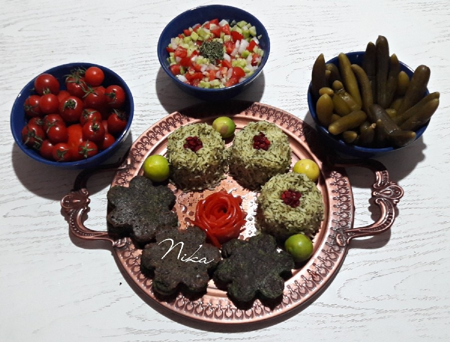 عکس پلوشویدوکوکوسبزی