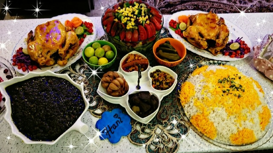 عکس شام دوست هنرمندم هانی جون