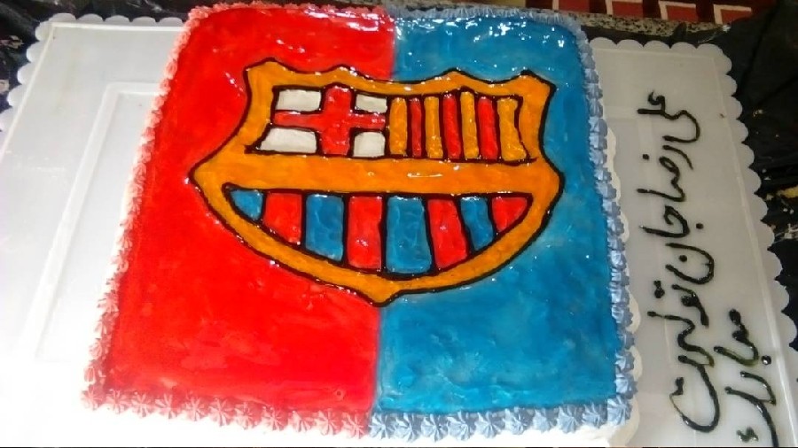 عکس کیک بارسلونایی...