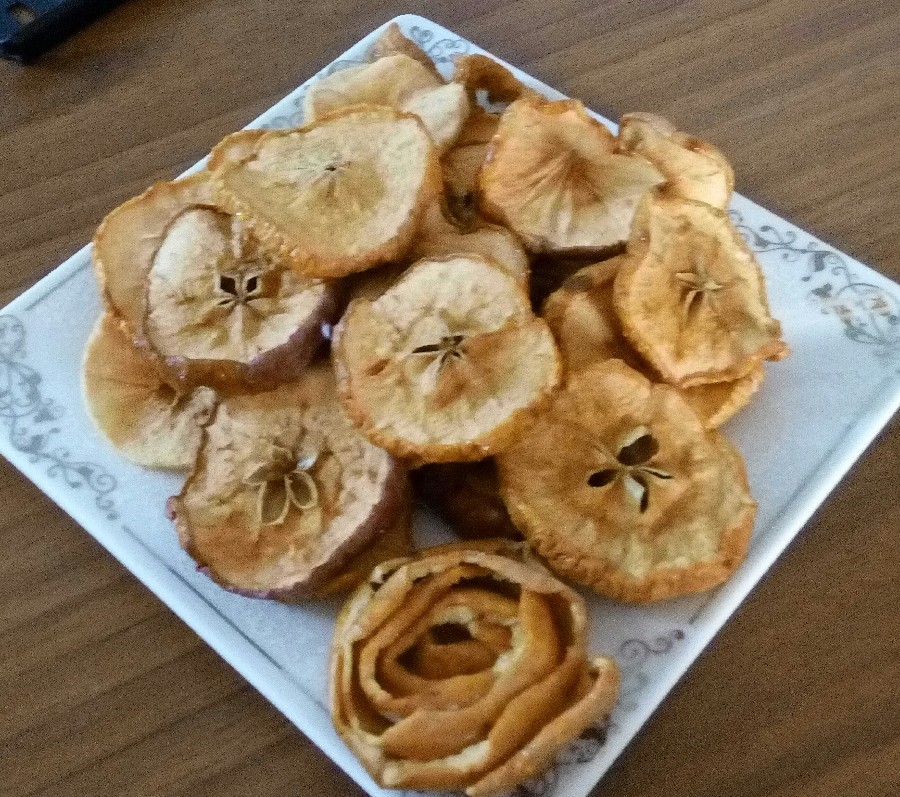 عکس چیپس سیب