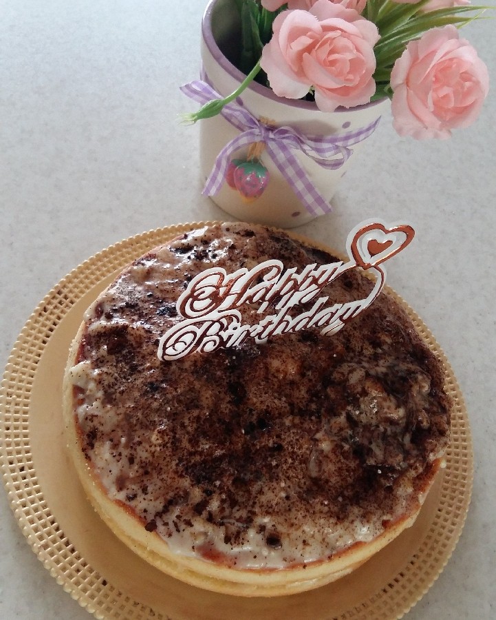 کیک سلامتی گل دخترم