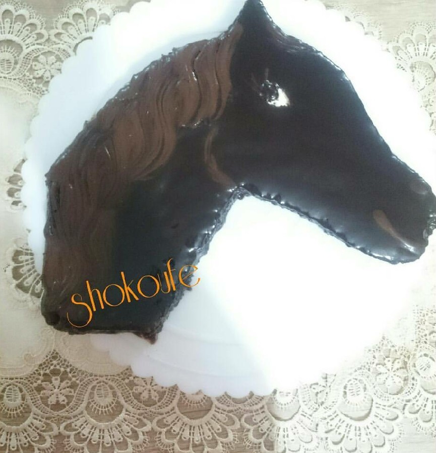 عکس #کیک تولد پسرم که عاشق اسبه 