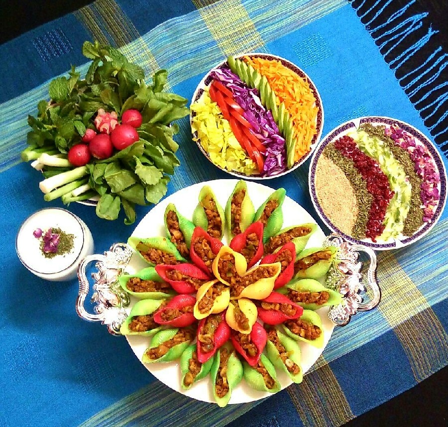 عکس ماکارونی صدفی شکم پر