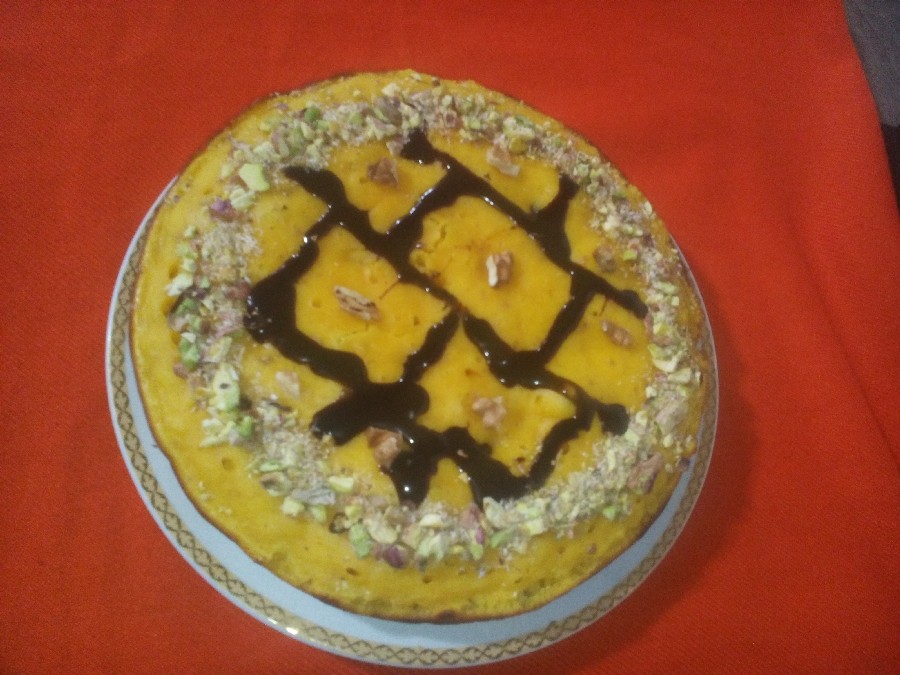 عکس کیک قابلمه ای منو خواهر گلم زینب بانو