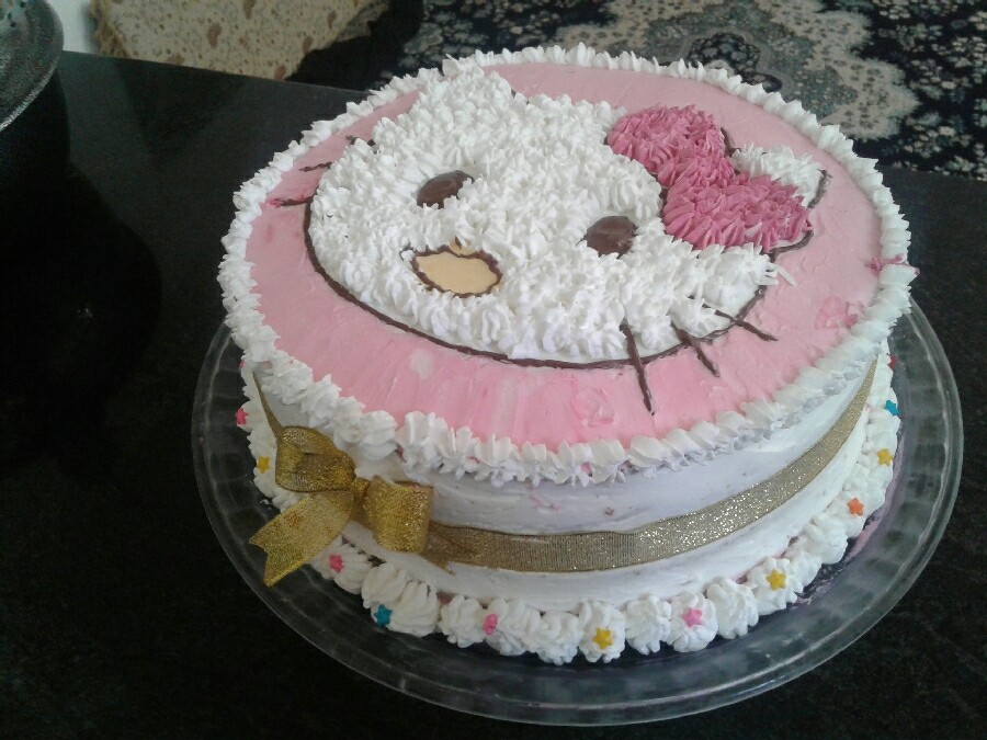 عکس کیک من برای تولد دختر خالم