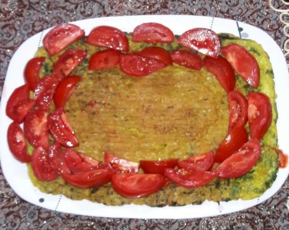 عکس غذای برادرم. کوکوی تره و پیازچه?