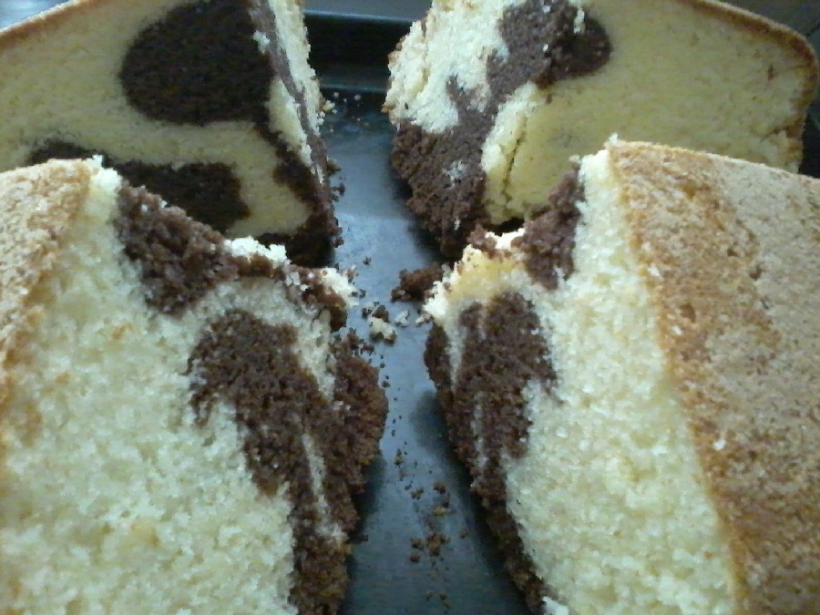کیک دو رنگ(زبراکیک)